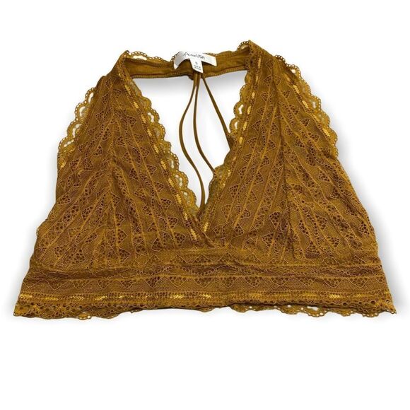 Active USA Lace halter Bralette - Picture 1 of 5